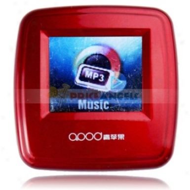 Apod Pirtable 2gb 1.1-knch Screen Stereo Mp3 Player With Recorder(red)