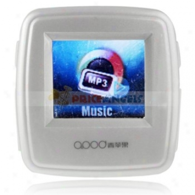 Apod Portable 2gb 1.1-inch Screen Stereo Mp3 Player With Recorder(white)