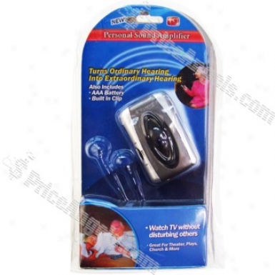 As Seen On Tv Personal 3.5mm Eaphone Volume Booster Sound Amplifier (1*aaa)