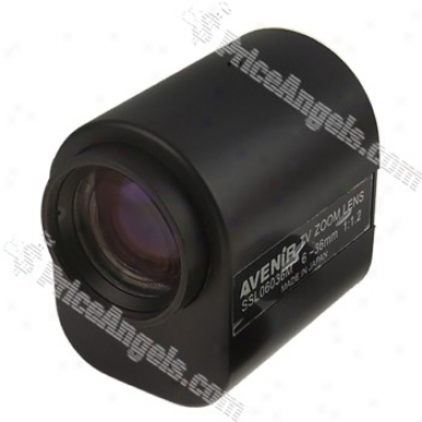 Avenir Ssl06036m Cctv Motorized Zoom Lens With 3 Motors(6-36mm/1:1.2)