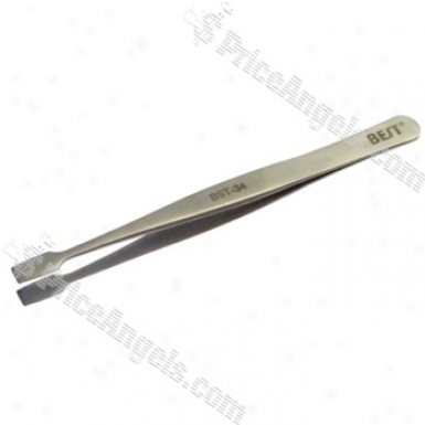 Best-34 Stainless Steel Flathead Tweezers