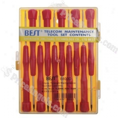 Best 8800d Handy Precise Telecom Screwdrivers (10-piece Set)