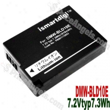 Compatible Li-ion Battery Dmw_bld10e For Panasonic Dmc-gf2/dmc-gf2c