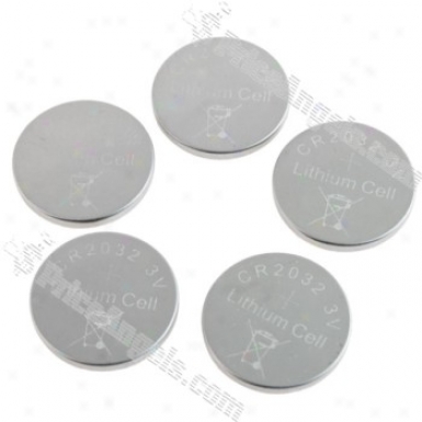 Cr2032 3v Button Cell Lithium Battery(5-pack)