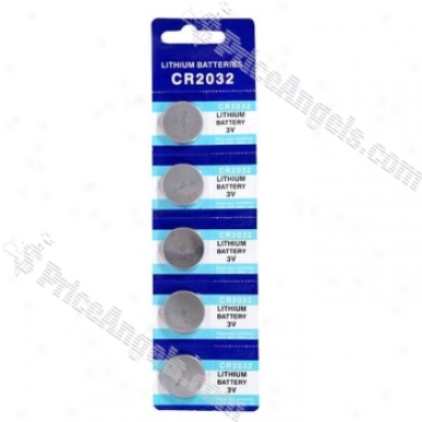 Cr2032 3v Cell Button Battery (5-pack)