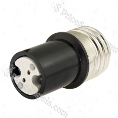 E27 To Gr(mr)16 Light Lamp Bulb Adapter Converter(black)