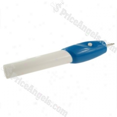 Electronic Engrave Pen Conducive to Metal/wood/glass/plastic-blue And White(2*aa)