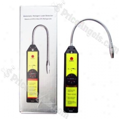 Electronic Handheld Halogen Leak Detector With Leather Pouch