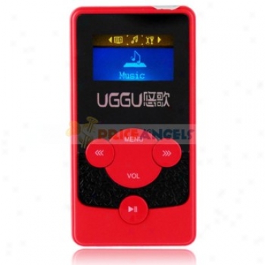 Esjing G38 2gb 1.1-inch Screen Stereo Mp3 Player With Speaker(red)