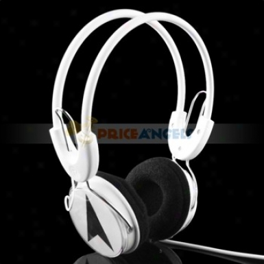 Fashionable 3.5mm Jack Adjustable Stereo Headset Headphone Earphone For Mp3 Mp4 Pc Cd(black Star)