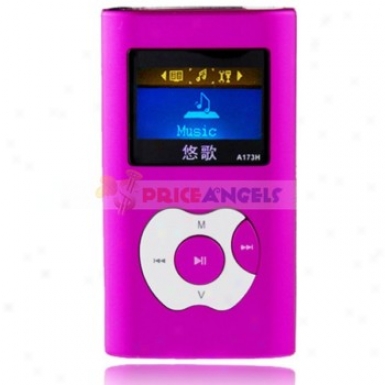 Godn A173h 2gb 1.4-inch Scren Stereo Mp3 Player With Speaker(purple)