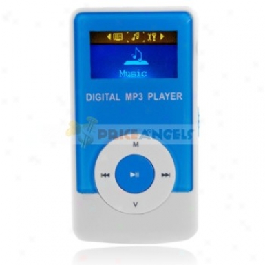 Godn G33 2gb 1.1-inch Screen Stereo Mp3 Player With Speaker(blue)