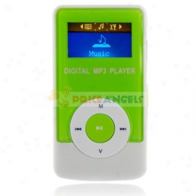 Godn G33 2gb 1.1-inch Screen Stereo Mp3 Player With Speaker(green)