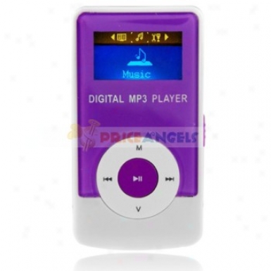 Godn G33 2gb 1.1-inch Screen Stereo Mp3 Player With Speaker(purple)