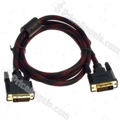 Gold Plated 1080p Dvi Male To Male Connection Cable(1.5m Cable)