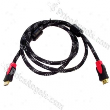 Gold Plated 1080p Hdmi Male To Male Connection Cable (1.8m Cable)