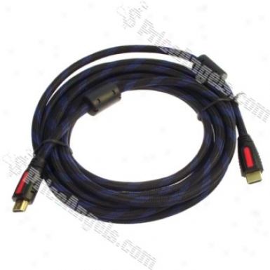 Gold Plated 1080p Hdmi Male To Male Connection Cable (5m Cable)
