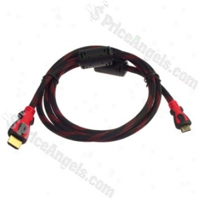 Gold Plated 1080p Hdmi To Mini Hdmi M-m Connection Cable (1.5m Cable)