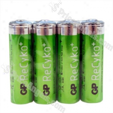 Gp Recyko Nimh Aa 1.2v 2050mah Rechargeable Battery (4-pack)