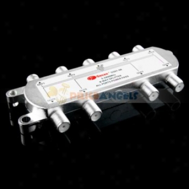 Gs01-06 Perfect Vision 8-way Tv Videp Hdtv Coax Cable Splitter