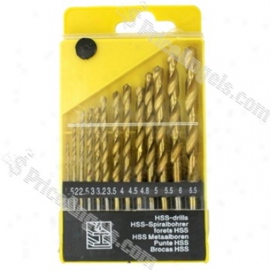 Hss Twist Drills Set(13-piece/golden)