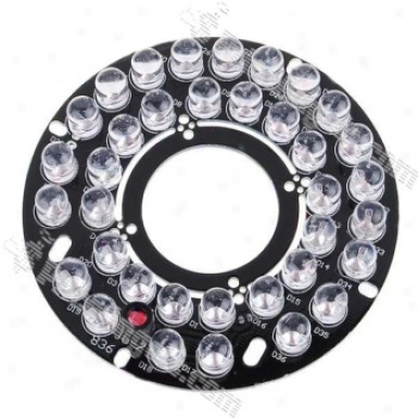 Infrared 36-1ed Illuminator Food Plate For 12mm / 16mm Lens Cctv Security Camera