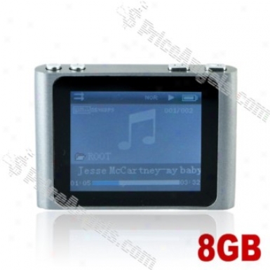 Lovley 1.8-inch Lcd Screen Multifunctional Mini Digital Mp3 Mp Sd Card Media Player With Clip-8gb(grey)