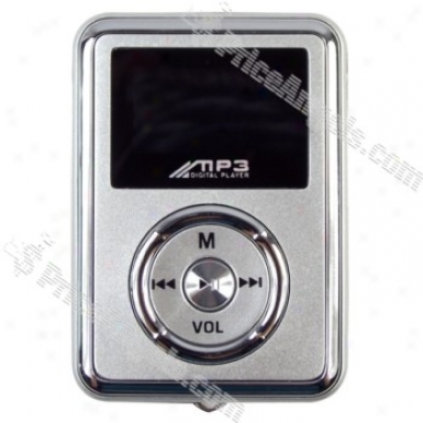 Mini 1-inch Lcd Usb Rechargeable Mp3 With Multi Languanges(2gb/sivler)