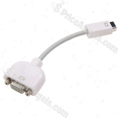 Mini Dvi Male To Vga Female Adapter Cable (15cm Cable)