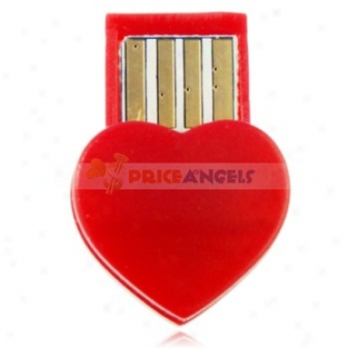 Mini Heart Usb 2.0 Bluetooth V2.0 Dongle Wireless Adapter(red)