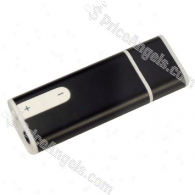 Mini Usb Flash/jump Drive Rechargeable Mp3 Player With Clip(2gb/black)