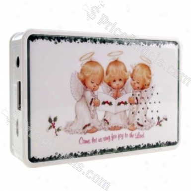 Mini Usb Rechargeable Mp3 Music Speaker-sd/usb Spot(cute Angel)