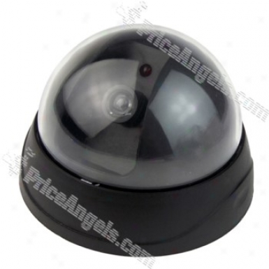 Motion Activated Realistic Dummy Decoy Security Camera With Blinking Led-3.5 Inch Dia(2*aa)