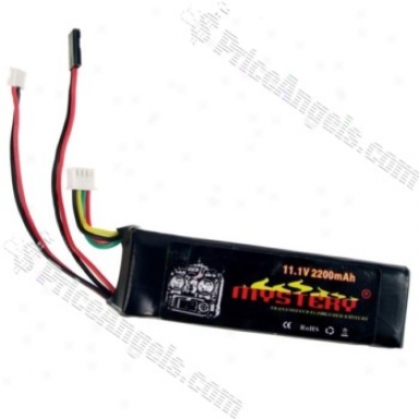 Mystery 11.1v 2200mah Rechargeable Lithium Polymer Battery In quest of Futaba 9-ch Transmitter