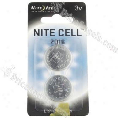 Nite Ize 3v Cr2016 Button Cell Battery(2-pack)