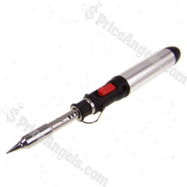 Pen Style Butane Jet Flambeau + Electronics Diy Gas Soldering Iron With 4-tip
