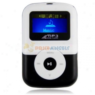 Plastic Case Blue Screen 2gb Memory Mp3 Player With Tf Card Slot/audio Cable (black)