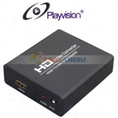 Playvision Hdv 338 Hdmi To Vga+spdif Converter Hdmi To Vga +spdif Converter