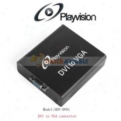 Playvision Hdv-dv01 Dvi To Vga Converter Dvi To Vga Converter Case