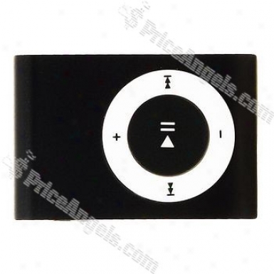 Movable Mini Usb Sli Clip Mp3 Player With Micro Sd / Tf Card Slot - Black