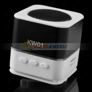 Portable Usb Mobile Mini Speaker With Fm/tf Card Slot(black)