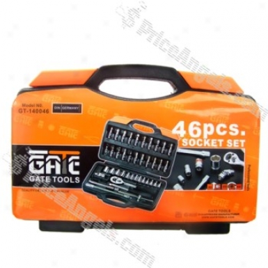 Professional Gt 46 Pcs 1/4-inch Metric Socket Set