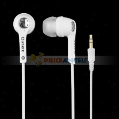 Qinet 3.5mm Jack Stereo Earpiece/headset/eafphone For Computer/mp3(white)