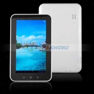 Quanzhi A10 1.5ghz 4gb Android4.0.3 7-inch Capacitive Tablet Pc With Camera/recording (white)