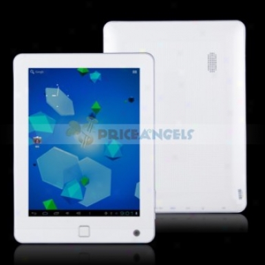 Quanzhi A10 Android4.0.3 1.5ghz 4g 8-inch Five Point Capacitive Small table Pc (white)