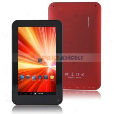 Quanzhi A10 Android4.0.3 Cortex A8 1.2ghz 7-inch Capacitive Tablet Pc(red)