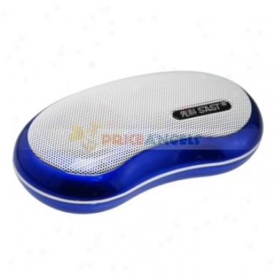 Sast St-31c Multi-functional Mini Stereo Speaker With Tf Slot/fm(blue)