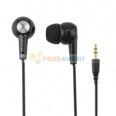 Simple Qinet Q-296a 3.5mm Audio Jack Sereo In-ear Earphone Headphone Earpiece For Mp3 Mp4 Cd Player(black)
