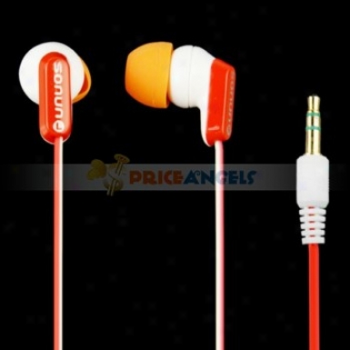 SonunS n-334mp In-ear Rich Sound Stereo Earphone Headphone(orange)