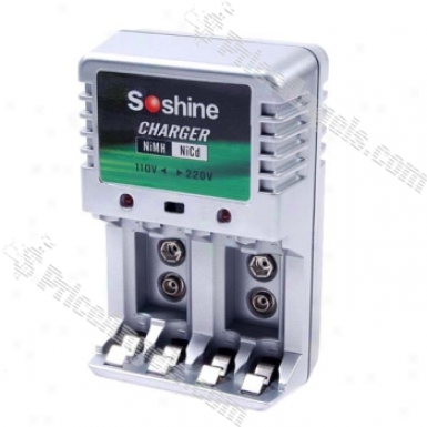 Soshine Ni-mu/ni-cd Battery Ac Charger (aa / Aaa)